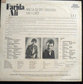 Farida Ali - Sings Light Ghazals And Geet - Vol. 1 (Vinyl)